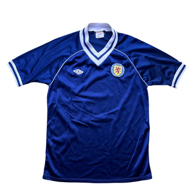 1982 85 Scotland home Football Shirt Umbro Vintage (excellent) - M