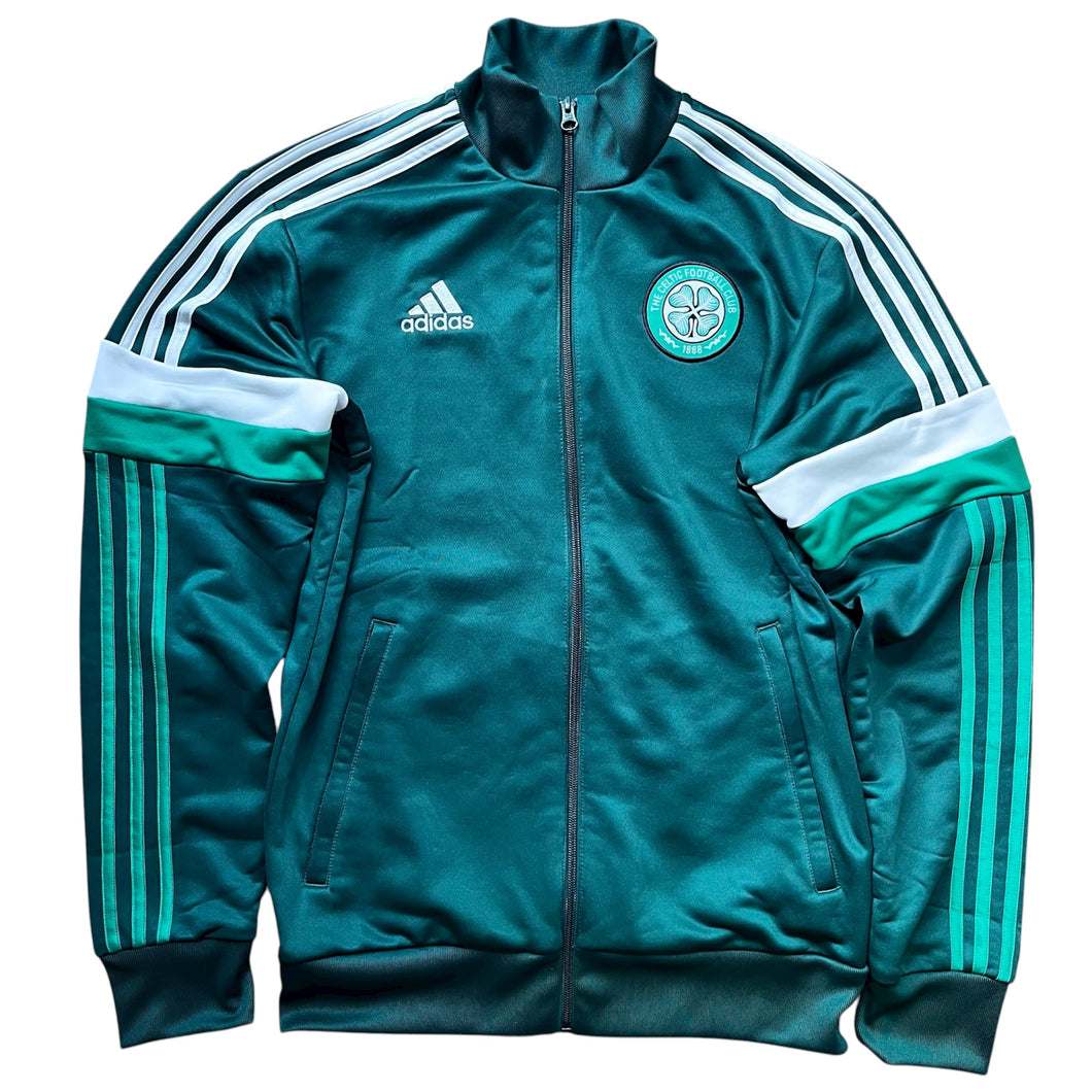 2021 22 Celtic track top jacket sweatshirt Adidas 3-Stripe - S
