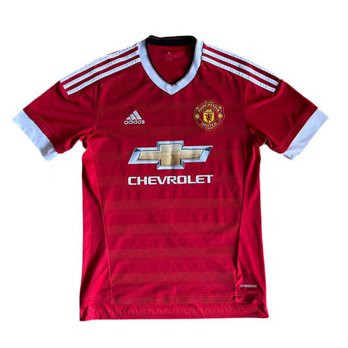 2015 16 Manchester United home football shirt Classic Adidas - S