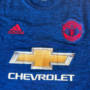 2016 17 Manchester United LS away football shirt #11 Martial Adidas Classic - S