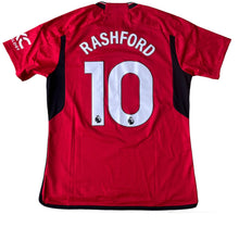 2023-24 Manchester United home football shirt #10 Rashford  - L