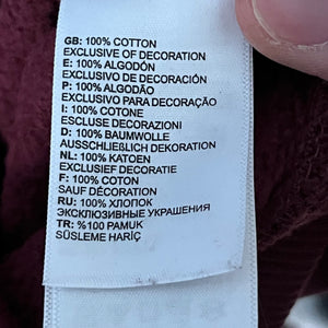 The North face TNF drew Peak maroon sweatshirt medium men's M