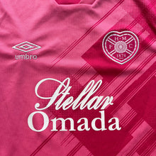 2023 24 Heart of Midlothian away football shirt Pink Umbro - Kids Large