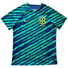 2022 23 Brazil Brasil pre-match training football shirt Nike (excellent) - L