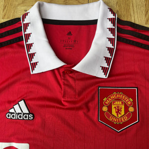 2022 23 Manchester United home football shirt adidas - M