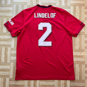 2019 20 Manchester United home football shirt #2 Lindelof - XL