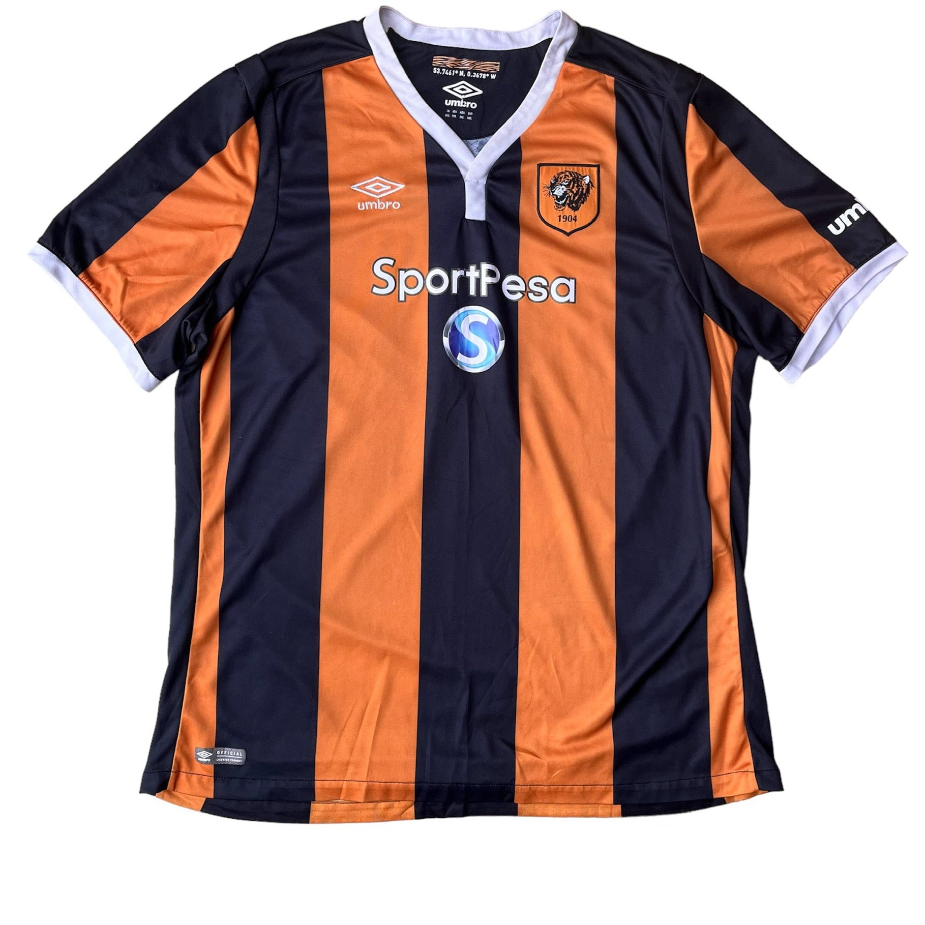 2016 17 Hull City home football shirt Umbro XXL