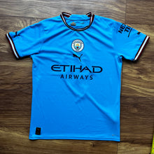 2022 23 Manchester City home football shirt #9 Haaland -S