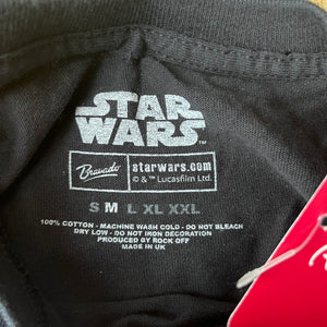Star Wars classic Japanese Leia Luke STWATS39MB02 *BNWT* Medium Men's DIsney - M