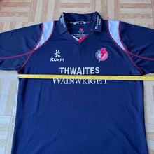 2010 Lancashire Lightening Cricket Shirt Kukri - L