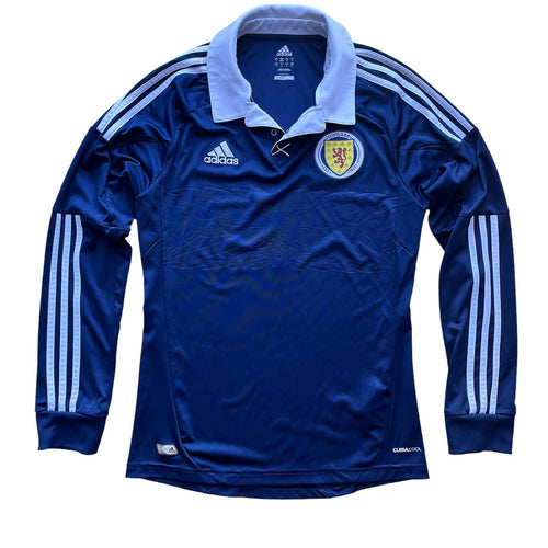 2011 13 Scotland home Long sleeved football shirt - S (excellent)
