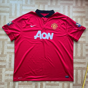 2013 14 Manchester United home Football Shirt Original Nike - 3XL