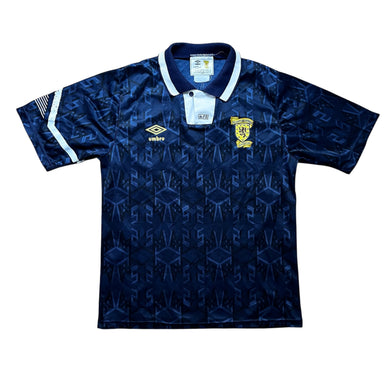 1991 94 Scotland home football shirt Umbro - S