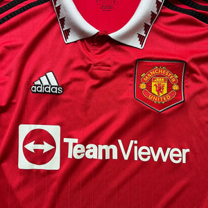 2022 23 Manchester United LS home football shirt adidas (no labels) - S