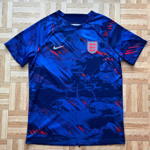 2022 23 England pre-match training football shirt Nike - L