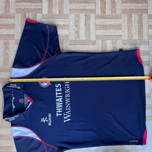 2010 Lancashire Lightening Cricket Shirt Kukri - L