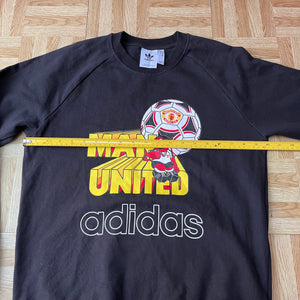 2021-22 Manchester United adidas Originals Graphic Sweat Sweatshirt Top - S