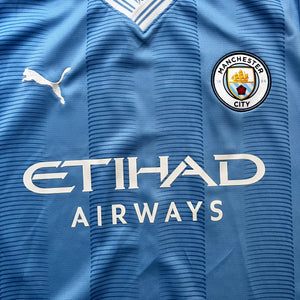 2023-24 Manchester City Home football shirt Puma (excellent) - M