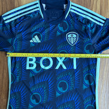 2023 24 Leeds United away football shirt Peacock Adidas - S