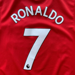 2021 22 MANCHESTER UNITED HOME FOOTBALL SHIRT #7 RONALDO - S