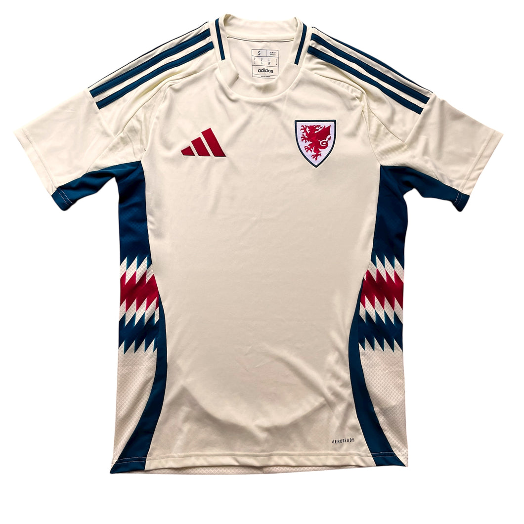 2024 Wales away football shirt Adidas (excellent) - S