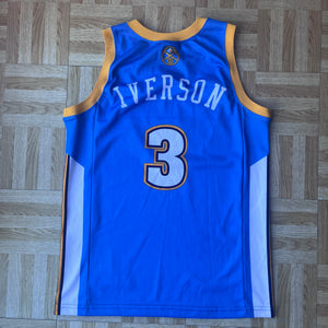 2006-08 Denver Nuggets NBA away Iverson #3 Champion Jersey - XS