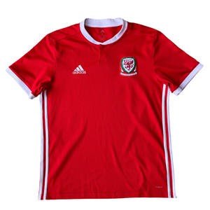 2018 19 Wales home football shirt Adidas - M