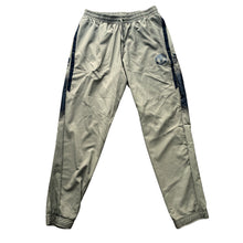 Manchester United gold adidas tracksuit bottoms - M