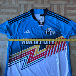 2024 Sporting Kansas City Wizards Adidas archive football shirt - M