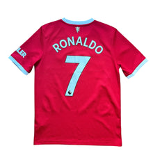 2021-22 Manchester United home football shirt #7 Ronaldo - Kids 15-16 years