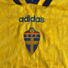 1994 Sweden home football shirt Adidas Vintage - M 38-40”