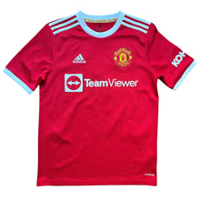 2021-22 Manchester United home football shirt #7 Ronaldo - Kids 15-16 years