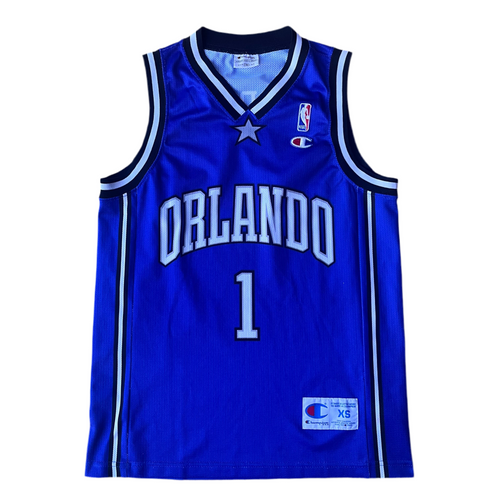 2003-04 Orlando Magic McGrady #1 away Champion Jersey NBA - XS