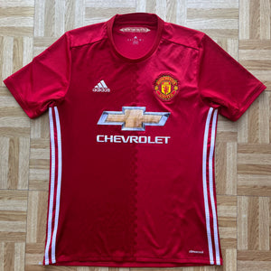 2016 17 Manchester United home Football Shirt Adidas Classic - M