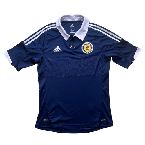 2011 13 SCOTLAND HOME FOOTBALL SHIRT Adidas (good) - M