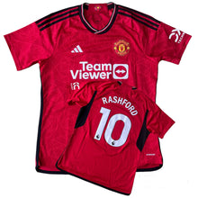 2023-24 Manchester United home football shirt #10 Rashford  - L