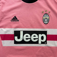 2015 16 Juventus away football shirt Adidas pink Drake - M