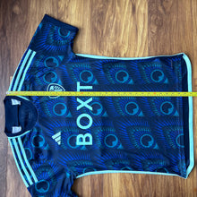 2023 24 Leeds United away football shirt Peacock Adidas - M