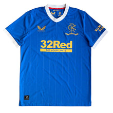2020 21 Rangers home football shirt Castore - M