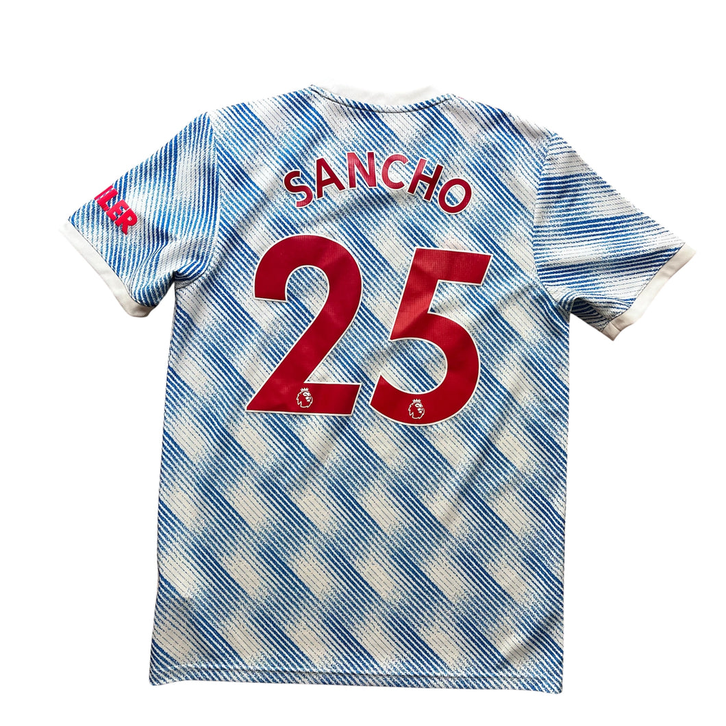 2021-22 Manchester United away football shirt Adidas #25 SANCHO - M