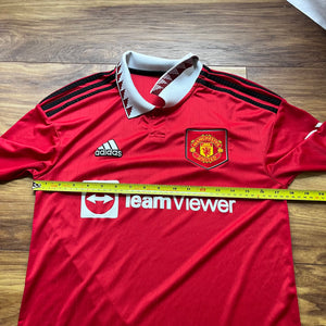 2022 23 Manchester United LS home football shirt adidas (no labels) - S