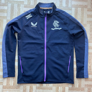 Rangers match day anthem football training track jacket Castore - M