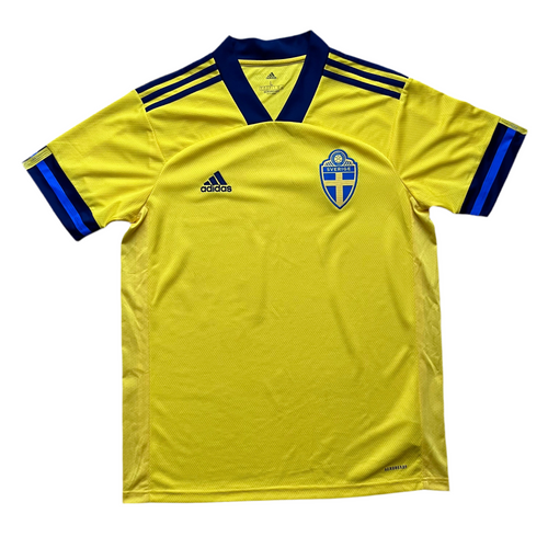 2020 21 Sweden home football shirt Adidas - L