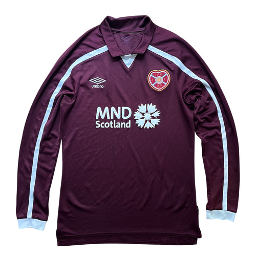 2021 22 Heart of Midlothian L/S home football shirt Umbro - S