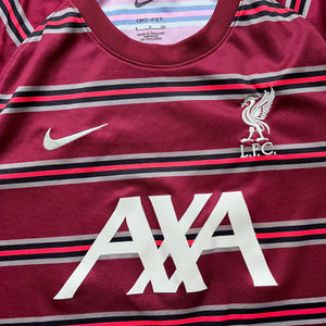 2021 22 Liverpool pre-match training football shirt Nike- S