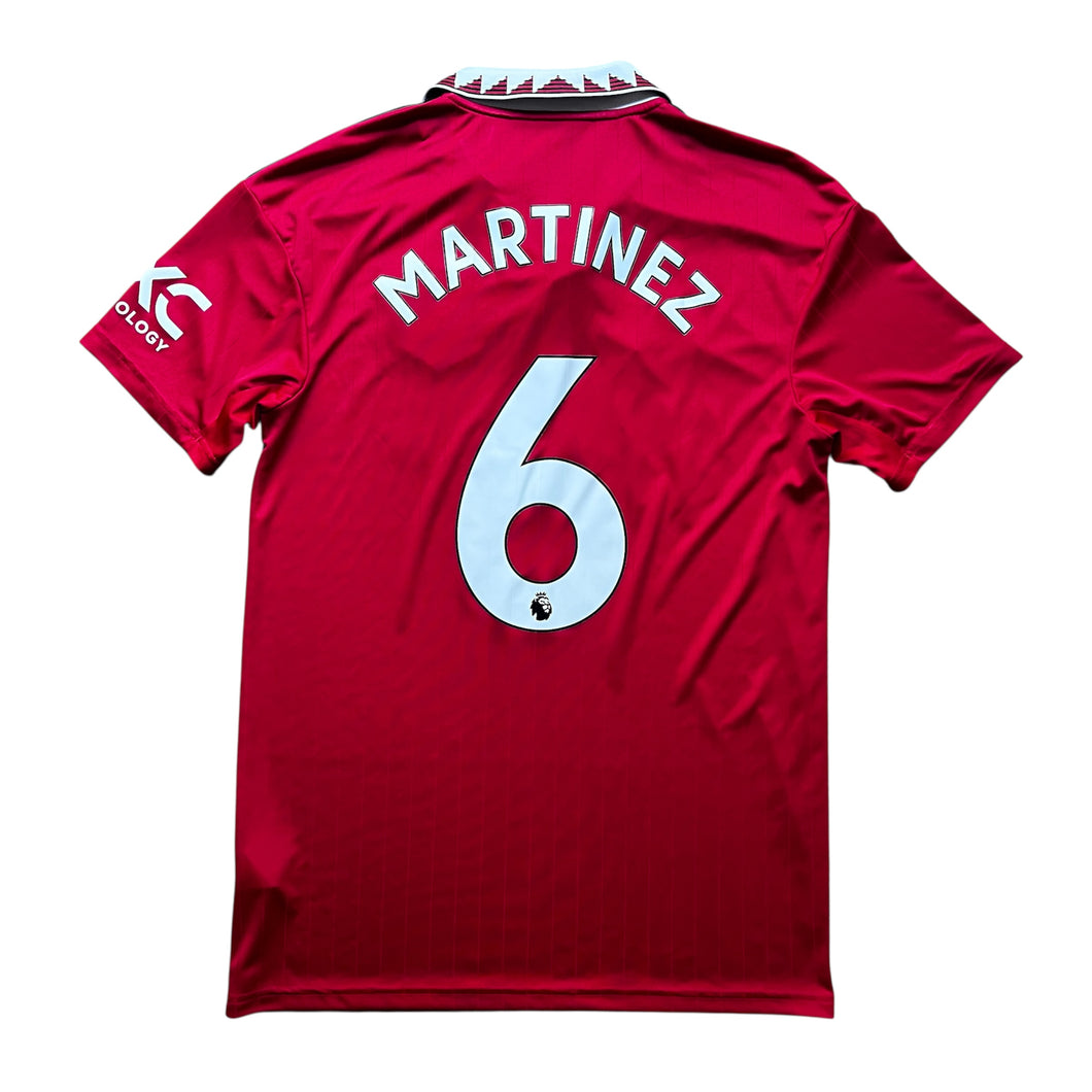 2022 23 Manchester United home football shirt adidas #6 Martinez - M