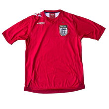 2006 08 ENGLAND AWAY FOOTBALL SHIRT Umbro (poor/okay) - M