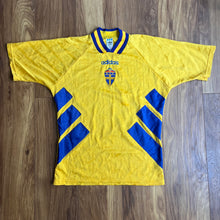 1994 Sweden home football shirt Adidas Vintage - M 38-40”
