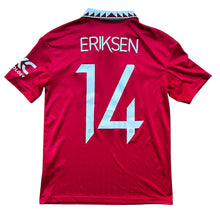 2022 23 Manchester United home football shirt #14 Eriksen - 13-14year