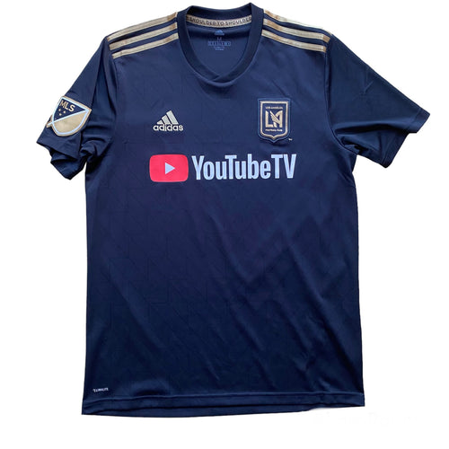2018 19 Los Angeles LA FC home football shirt Adidas MLS (excellent) - M